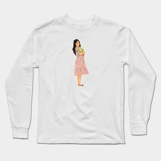 Flowers are a smile from heaven Long Sleeve T-Shirt